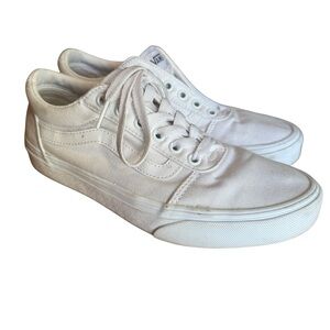 Vans White Canvas Sneakers
